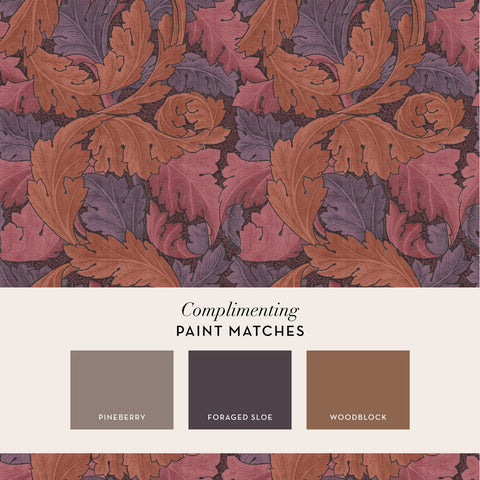 William Morris at Home Acanthus Neutral Wallpaper