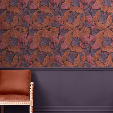 William Morris at Home Acanthus Neutral Wallpaper