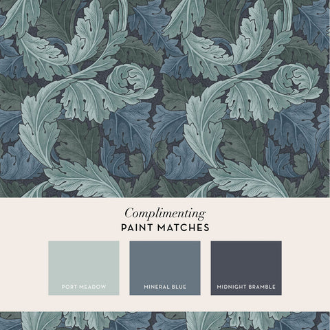 William Morris at Home Acanthus Neutral Wallpaper