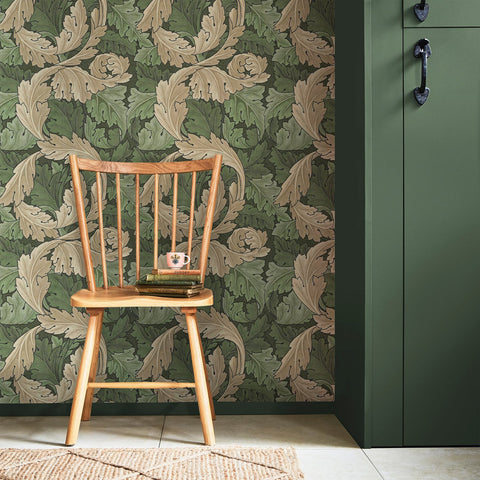 William Morris at Home Acanthus Neutral Wallpaper