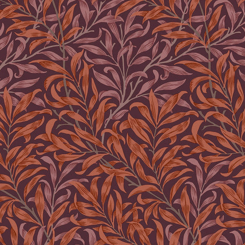 William Morris at Home Willow Bough Plum Wallpaper