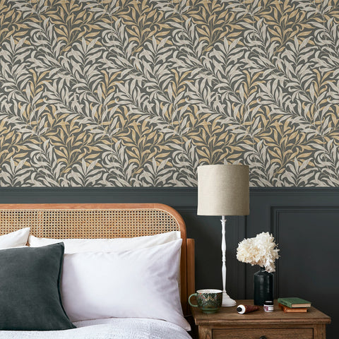 William Morris at Home Willow Bough Plum Wallpaper