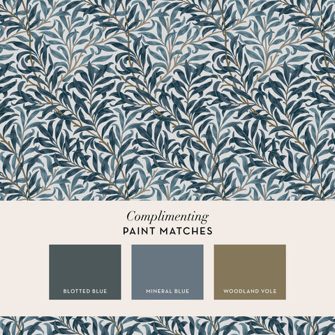 William Morris at Home Willow Bough Plum Wallpaper