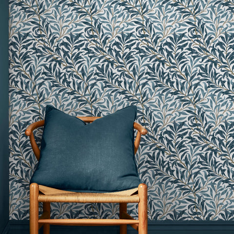 William Morris at Home Willow Bough Plum Wallpaper