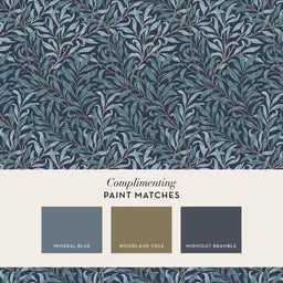 William Morris at Home Willow Bough Plum Wallpaper