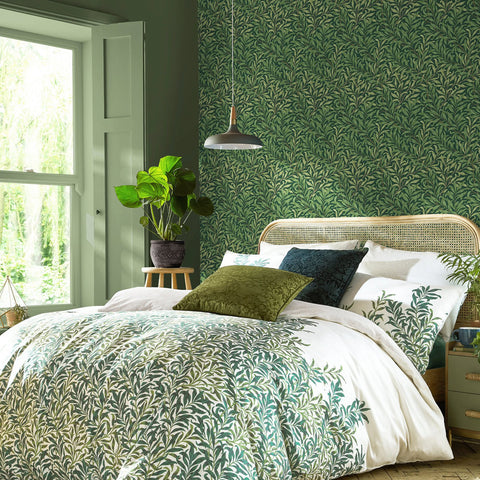William Morris at Home Willow Bough Plum Wallpaper