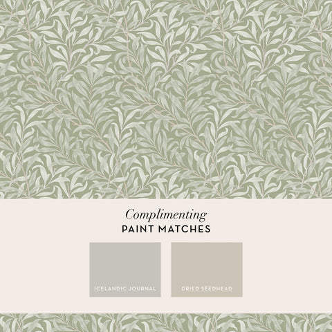 William Morris at Home Willow Bough Plum Wallpaper