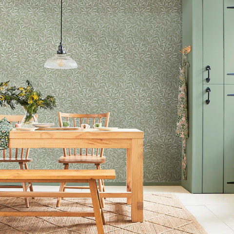 William Morris at Home Willow Bough Plum Wallpaper