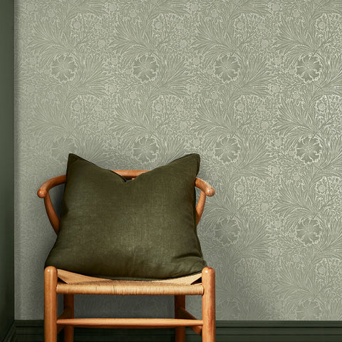 William Morris at Home Marigold Paintable Wallpaper
