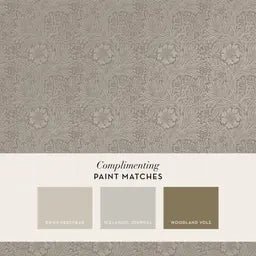 William Morris at Home Marigold Paintable Wallpaper