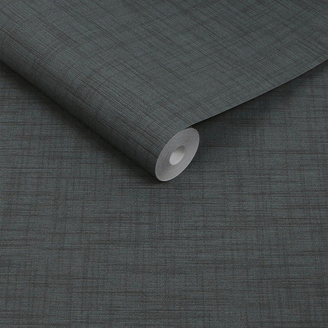 Abigail Ahern Weathered LInen Midnight Wallpaper
