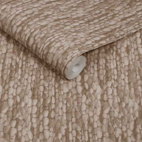 Abigail Ahern Heirloom Knit Baked Beige Wallpaper