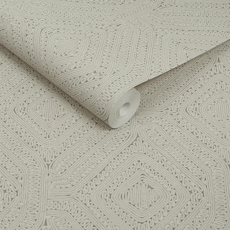 Abigail Ahern Artisan Weave Cream Wallpaper