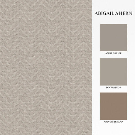 Abigail Ahern Herringbone Weave Pebble Wallpaper