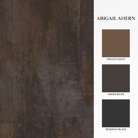 Abigail Ahern Oxidized Opulence Charcoal Wallpaper