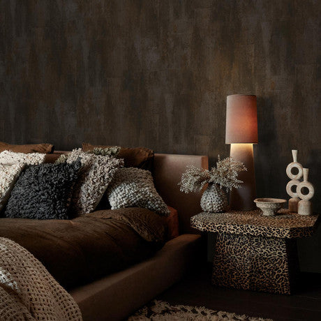 Abigail Ahern Oxidized Opulence Charcoal Wallpaper