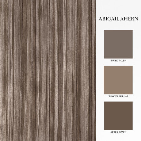 Abigail Ahern Linear Luxe Deep Greige Wallpaper