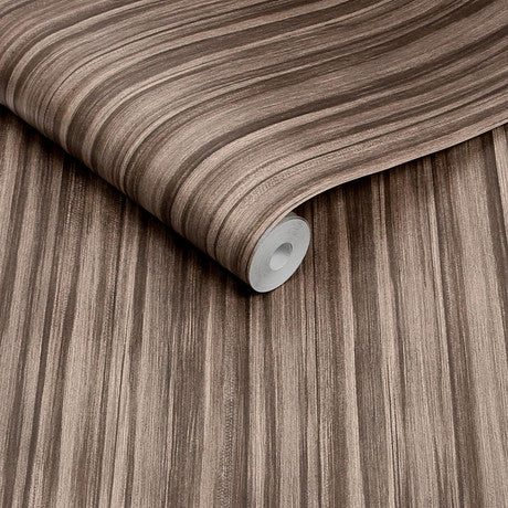 Abigail Ahern Linear Luxe Deep Greige Wallpaper