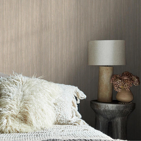 Abigail Ahern Fibre Stripe Mist Wallpaper