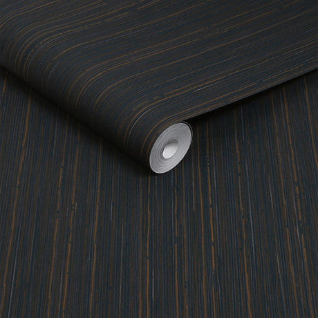 Abigail Ahern Fibre Stripe Twilight Wallpaper