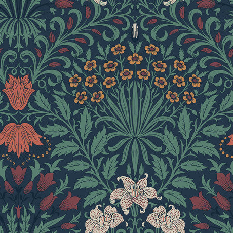 William Morris at Home Garden Dewberry Wallpaper