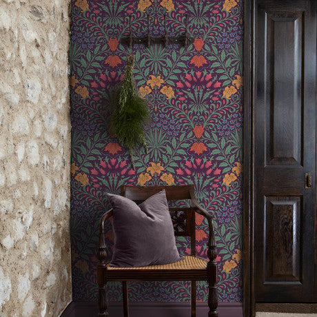 William Morris at Home Garden Dewberry Wallpaper
