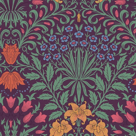 William Morris at Home Garden Dewberry Wallpaper
