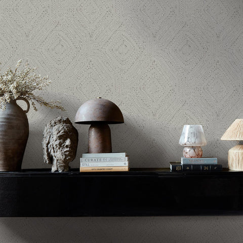 Abigail Ahern Artisan Weave Cream Wallpaper