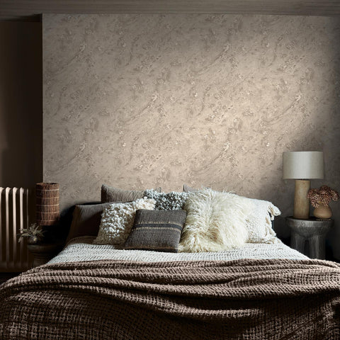 Abigail Ahern Boheme Marble Almond Wallpaper