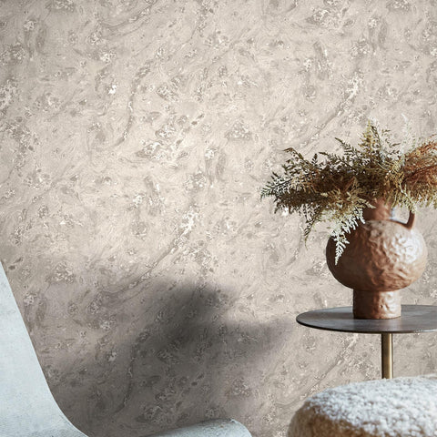 Abigail Ahern Boheme Marble Dove Wallpaper