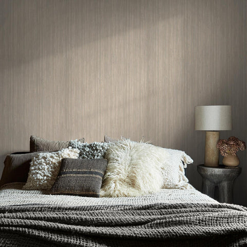 Abigail Ahern Fibre Stripe Mist Wallpaper