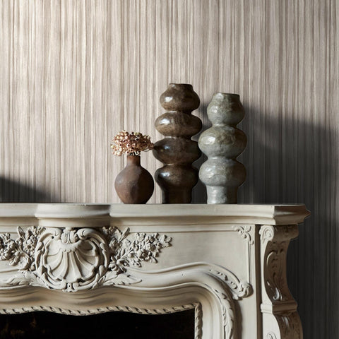 Abigail Ahern Linear Luxe Pewter Wallpaper