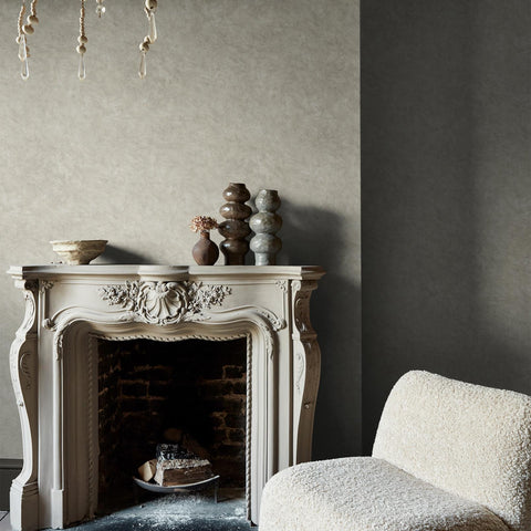 Abigail Ahern Urbanite Tadelakt Greige Wallpaper