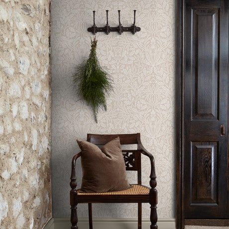 William Morris at Home Acorn Heritage Blue Wallpaper