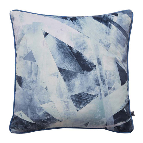 Graham & Brown Aura Blue Cushion Front