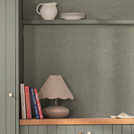 William Morris at Home Blackthorn Plum Wallpaper