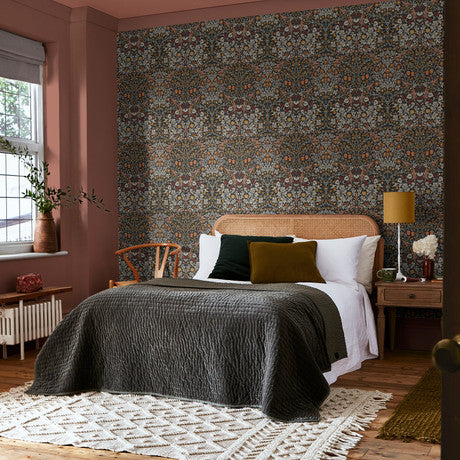 William Morris at Home Blackthorn Plum Wallpaper