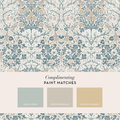 William Morris at Home Blackthorn Plum Wallpaper