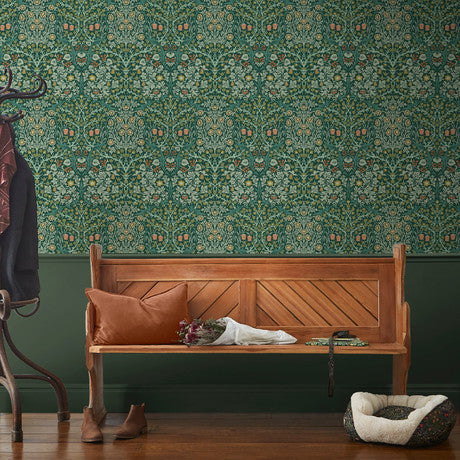 William Morris at Home Blackthorn Plum Wallpaper