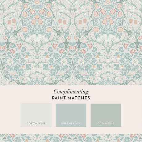 William Morris at Home Blackthorn Plum Wallpaper