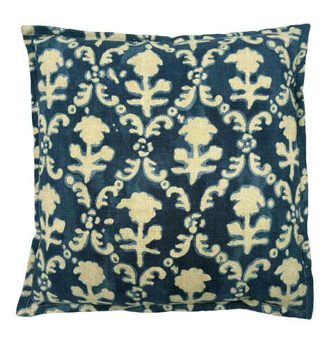 Linwood CUSHION HINAKO INDIGO FRONT