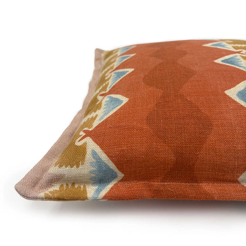 Linwood CUSHION TAIKI BRICK RED CORNER