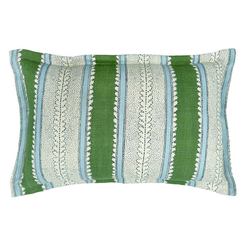 Linwood CUSHION DIMITY BOWLING GREEN FRONT