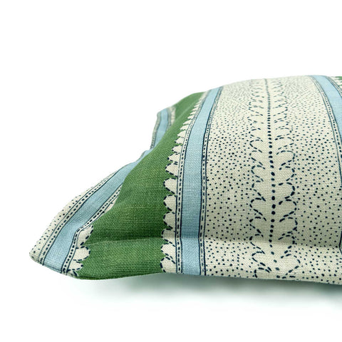 Linwood CUSHION DIMITY BOWLING GREEN CORNER