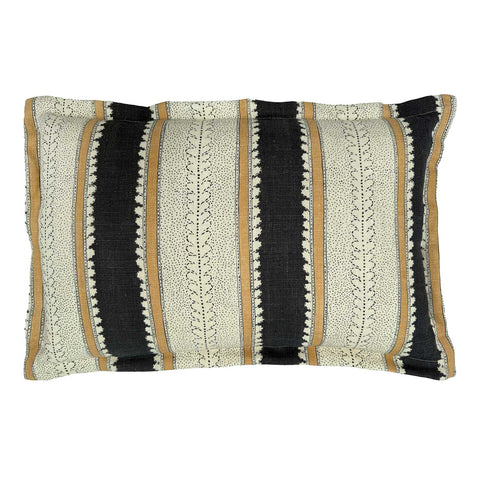 Linwood CUSHION DIMITY CHARCOAL FRONT
