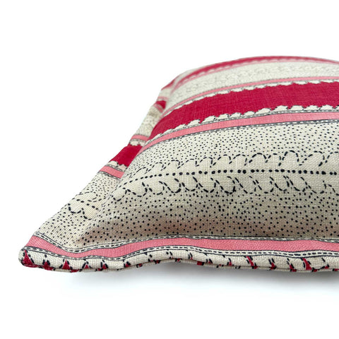 Linwood CUSHION DIMITY DRAGON FRUIT CORNER