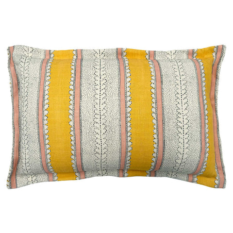 Linwood CUSHION DIMITY MANGO FRONT