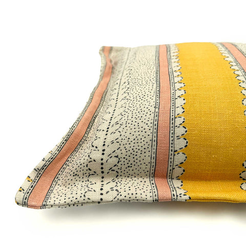 Linwood CUSHION DIMITY MANGO CORNER