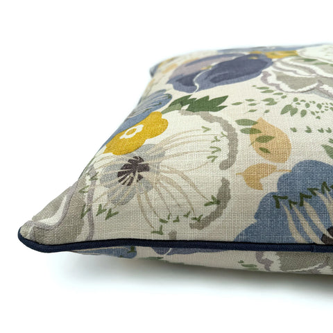 Linwood CUSHION FLORI JONI CHAMBRAY CORNER