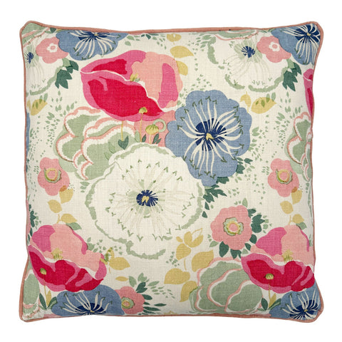 Linwood CUSHION FLORI JONI RASPBERRY FRONT